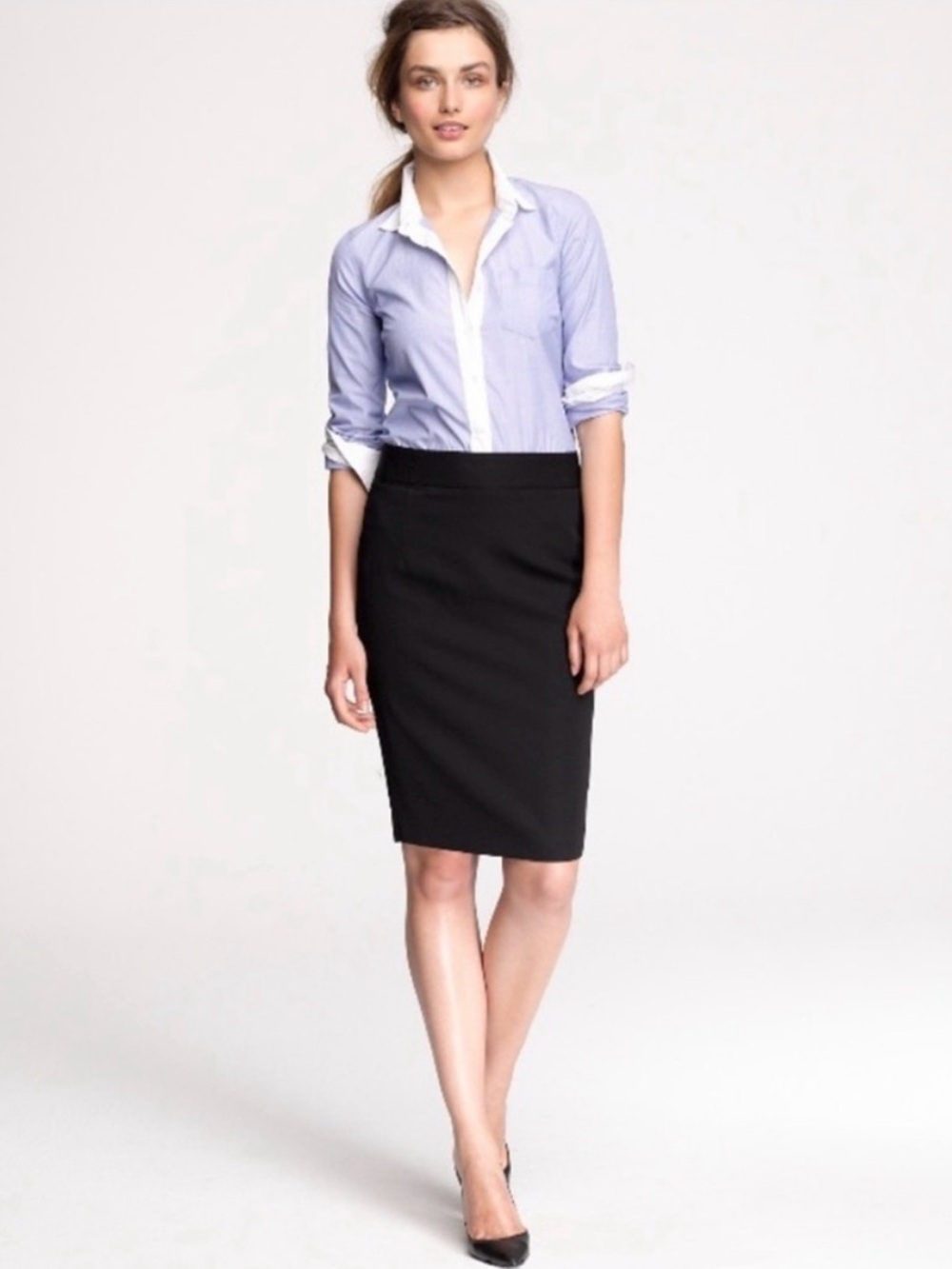 J. Crew Tollegno 1900 No. 2 Pencil Skirt